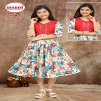 DT Devi Rang Vol-2 Kurtis D.no 8650 Wholesale Kids Kurtis Combo