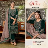 Motifz D.no 2032 Wholesale Velvet 9000 Pakistani Concept Salwar Suits