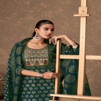 MAYUR CREATION AJARAKH VOL 4 COTTON THREAD WORK READYMADE 3PCS SET