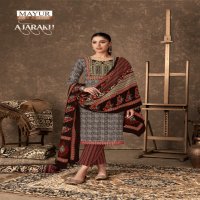 MAYUR CREATION AJARAKH VOL 4 COTTON THREAD WORK READYMADE 3PCS SET