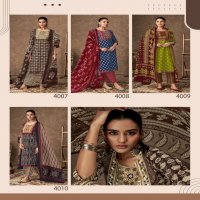 MAYUR CREATION AJARAKH VOL 4 COTTON THREAD WORK READYMADE 3PCS SET