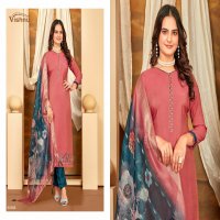 vishnu musafir roman shimmer unique colours dress material