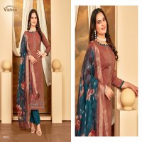 vishnu musafir roman shimmer unique colours dress material