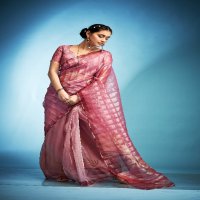 klanjali by kala jamun tissue silk fashionable saree with blouse