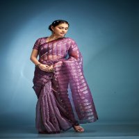 klanjali by kala jamun tissue silk fashionable saree with blouse