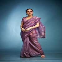 klanjali by kala jamun tissue silk fashionable saree with blouse