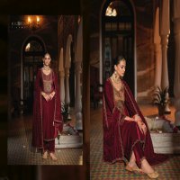 silsila by kilory trends corduroy velvet designer winter salwar kameez