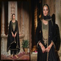 silsila by kilory trends corduroy velvet designer winter salwar kameez