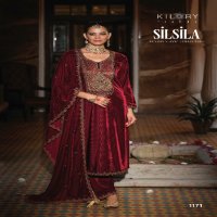 silsila by kilory trends corduroy velvet designer winter salwar kameez