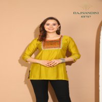 Rajnandini Kiara Wholesale Roman Silk Solid Colour Tunics With Pant