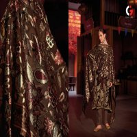 Gull Jee Mughal Garden Wholesale Viscose Velvet With Patch Work Embroidery Winter Suits