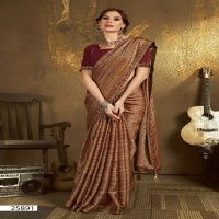 VALLABHI PRINTS PRESENTS DAISY VOL 5 PARTY WEAR BRASSO SWAROSAKI WORK SAREE