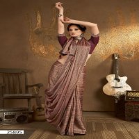 VALLABHI PRINTS PRESENTS DAISY VOL 5 PARTY WEAR BRASSO SWAROSAKI WORK SAREE