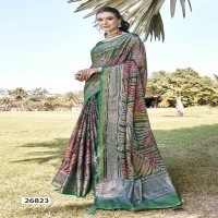 Vallabhi Blessings Vol-1 Wholesale Brasso Floral Printed Indian Sarees