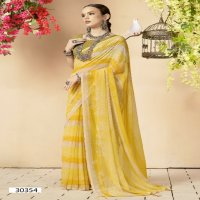 Vallabhi Viransha Vol-2 Wholesale Floral Print Georgette Fabrics Sarees