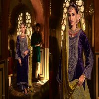 Kuch Khaas The Ultimate Series Vol-12 Wholesale Siciilian Velvet Designer Winter Suits