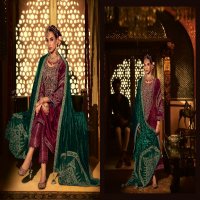 Kuch Khaas The Ultimate Series Vol-12 Wholesale Siciilian Velvet Designer Winter Suits