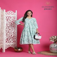 Rajnandini Sparkle Wholesale Cambric Cotton Gown Style Kurtis