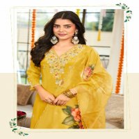 Anju Saheli Wholesale Pure Tissue Shimmer Kurtis With Pant And Dupatta