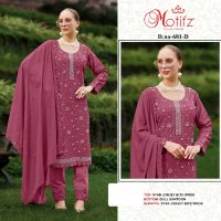 Motifz D.no 681 Wholesale Indian Pakistani Salwar Suits