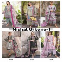 Nishant Urbane Vol-1 Wholesale Pure Lawn Printed Dress Material