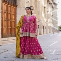 Sayuri Zara Wholesale Designer Diwali Special Free Size Stitched Suits