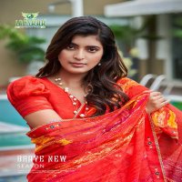 radhe by sanskar tex prints georgette new trendy saree wholesaler