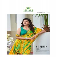 radhe by sanskar tex prints georgette new trendy saree wholesaler