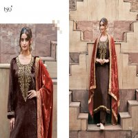 esta naqush pure silk velvet winter collection designer suits