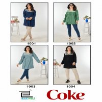 coke by blue hills stylish look rayon readymade girls short top