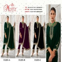 Motifz D.no 2031 Wholesale Velvet 9000 Pakistani Concept Salwar Suits