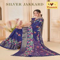 silver jakkard by vinamra corporation unique fancy saree