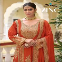 your choice zinc fullstitch pure chinon designer ladies suits