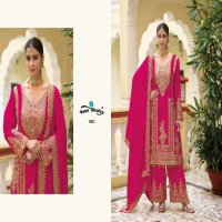 your choice zinc fullstitch pure chinon designer ladies suits