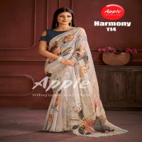 harmony vol 1 by apple saree amazing look organza saree