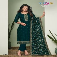 amaze by vipul unique designer silk georgette suits