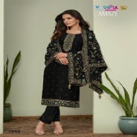 amaze by vipul unique designer silk georgette suits