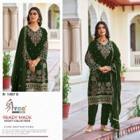 Shree Fabs R-1497 Wholesale 11000 Velvet  Readymade Indian Pakistani Suits