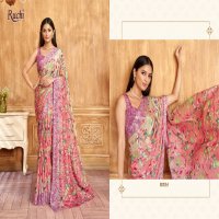 RUCHI VIVANTA SILK VOL 39 SILK CREPE PRINTED SARIS AT BEST RATE