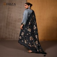 Ibiza Zeffa Wholesale Pure Morrocco Silk With Velvet Patch Winter Salwar Suits