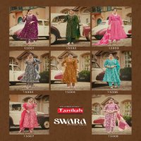 Taniksh Swara Vol-15 Wholesale Capsule Rayon Print With Work Kurtis With Pant And Dupatta