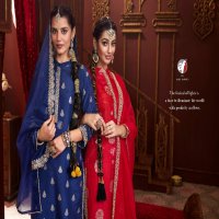 Anju Bandhan Vol-4 Wholesale Dola Silk With Jacquard Kurtis With Pant And Dupatta