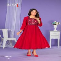 Dee Cee Ramani Wholesale Flared Kali Style Kurtis