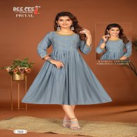 Dee Cee Priyal Wholesale Flared Long Kurtis Collection