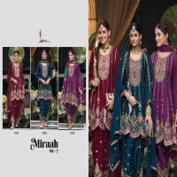 Eba Miraah Vol-2 Wholesale Chinon With Embroidery Readymade Suits