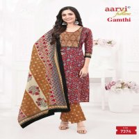 Aarvi Gamthi Vol-6 Wholesale Ready Made Tops With Pant And Dupatta