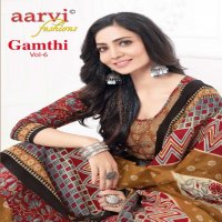 Aarvi Gamthi Vol-6 Wholesale Ready Made Tops With Pant And Dupatta