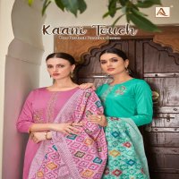 alok suits kaani touch zam cotton stylish ladies suits