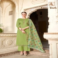 alok suits kaani touch zam cotton stylish ladies suits