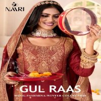 gul raas by naari viscose pashmina jacquard winter collection suits